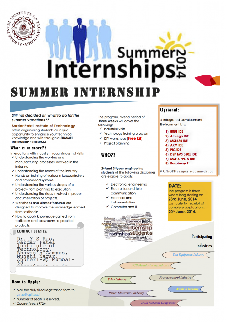 Summer Internship 2014